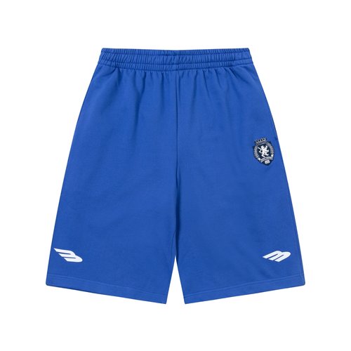 Balenciaga Football Series Sports Shorts with Logos