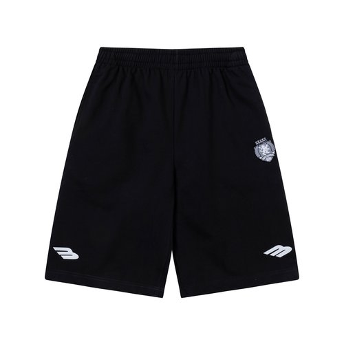 Balenciaga Football Series Sports Shorts with Logos