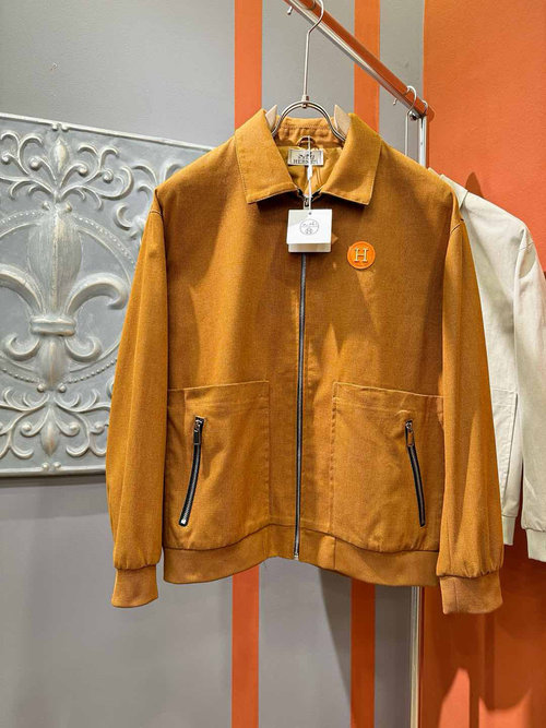 Hermes Italian Fabric Jacket with Luxury Accessories