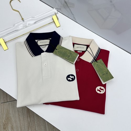 Gucci Stylish Polo Shirt with Embroidered Double G