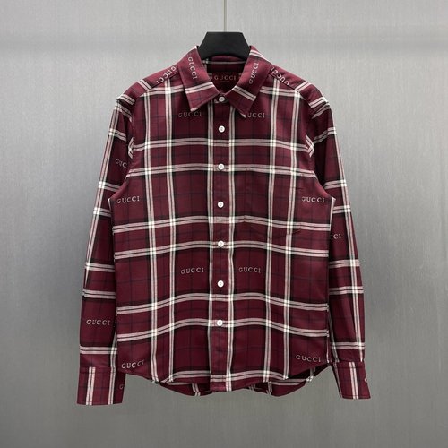 Gucci Scottish Tartan Cotton Jacquard Shirt