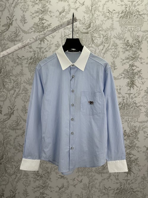 Louis Vuitton Shirt Jacket with Fox Embroidery