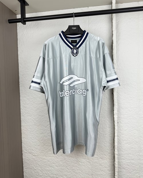 Balenciaga Vintage Printed Short-Sleeve T-Shirt