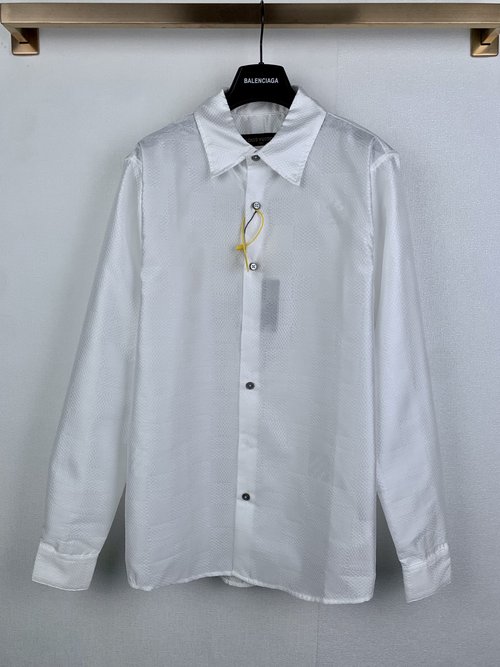 Louis Vuitton Jacquard Checked Long-sleeved Shirt