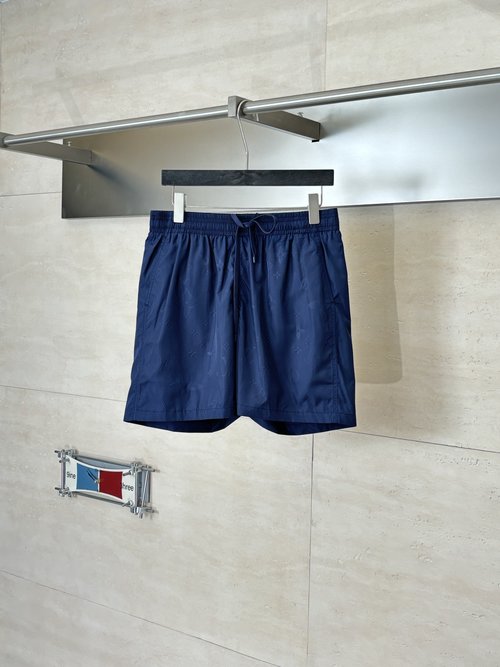 Louis Vuitton Full-Print Ultrasonic Embossed Beach Shorts