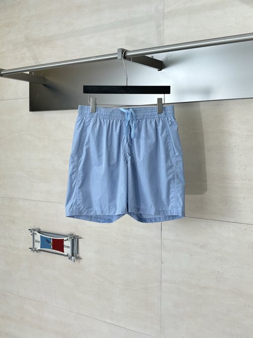 Louis Vuitton Full-Print Ultrasonic Embossed Beach Shorts