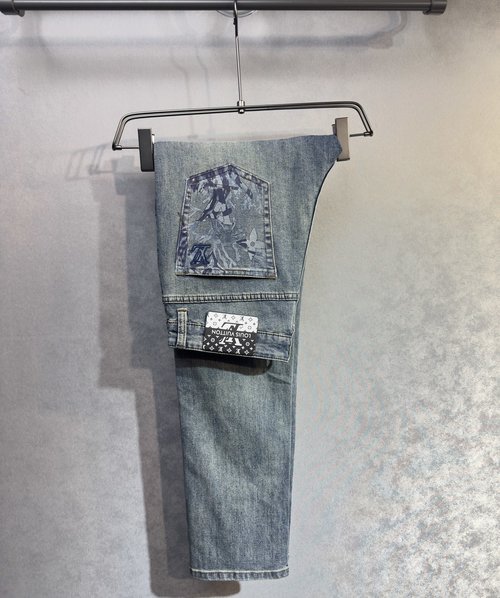 Louis Vuitton Comfortable Luxury Washable Jeans