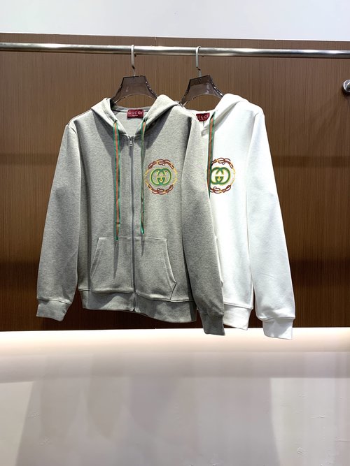 Gucci Premium Hooded Sweatshirt with Embroidered Design