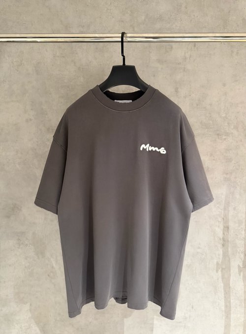 Maison Margiela Sturdy Double-Shirt Fabric Half-Sleeve T-Shirt