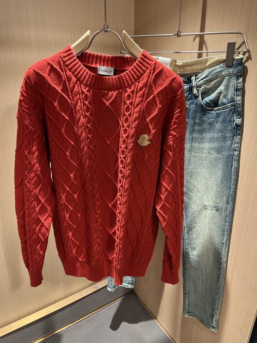 Moncler Trade Order Long-Sleeved Knitted Wool Sweater