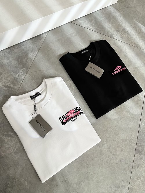 Balenciaga Unisex T - Shirt with Runway Logo Press