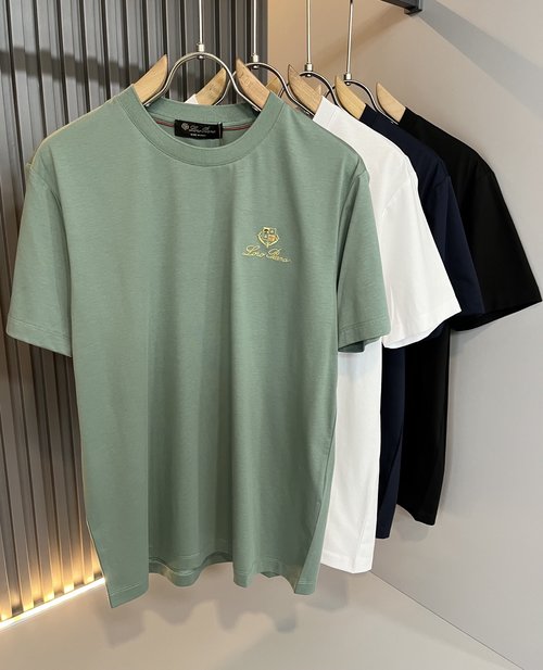 Loro Piana Comfortable Cotton Undershirt with Logo