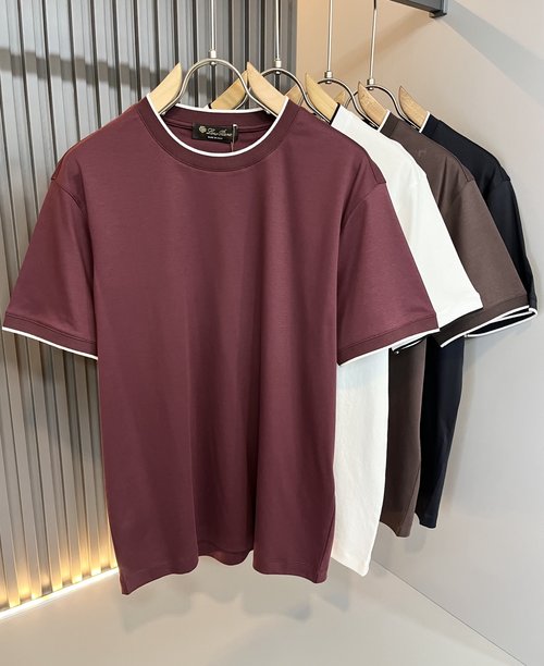 Loro Piana Exclusive Cotton Short Sleeve Undershirt