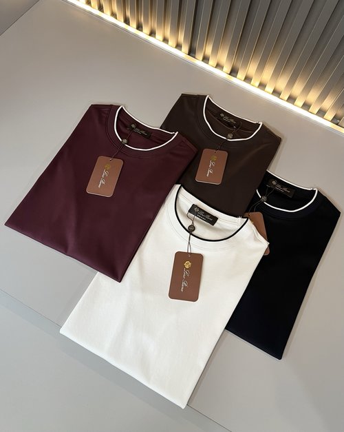 Loro Piana Customized Comfortable Cotton Short Sleeve Undershirt