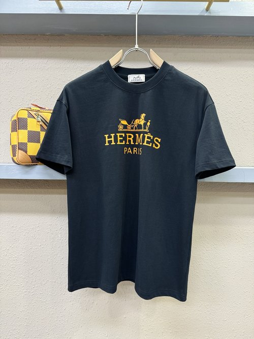 Hermes Luxurious and Fashionable Short-Sleeve T-Shirt