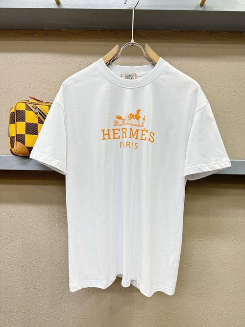Hermes Luxurious and Fashionable Short-Sleeve T-Shirt