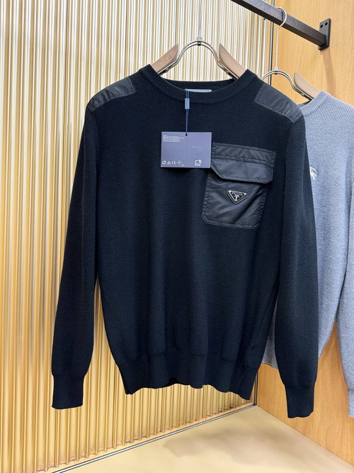 Prada Soft and Comfortable Imported Wool Sweater