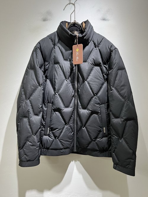Loro Piana Casual Down Jacket with Metal Logo