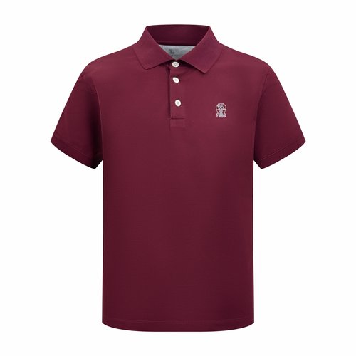 Loewe Polo Shirt with Logo Print in Warm Tone and Good Craftsmanship