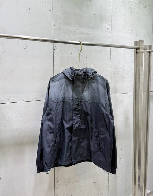 Balenciaga Hand-painted Letter Embroidered Windbreaker