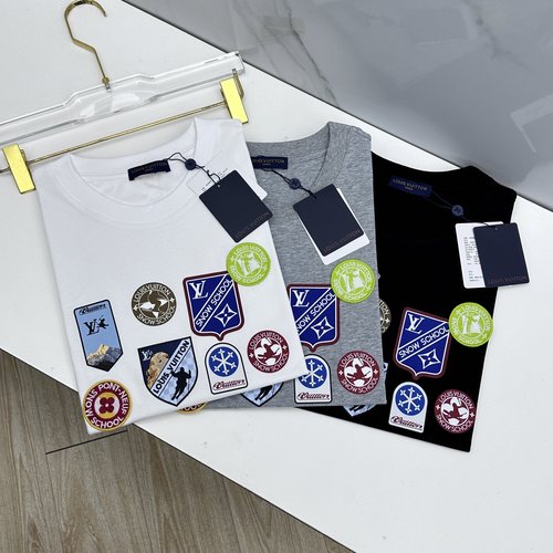 Louis Vuitton Short-Sleeve T-Shirt with Vintage Badge