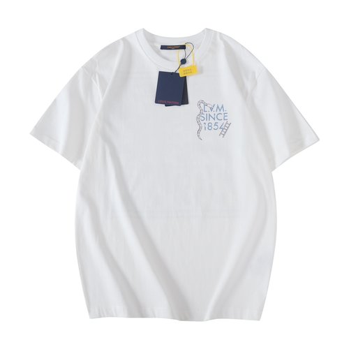 Louis Vuitton Printed T-Shirt with High-Tech Printing Process