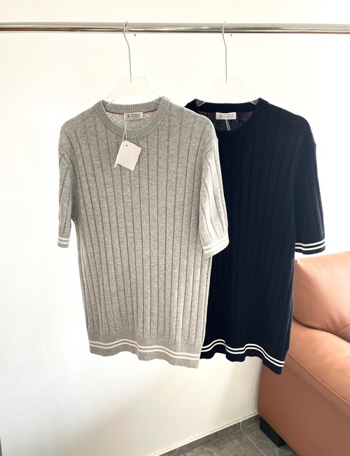 Brunello Cucinelli Soft and Breathable Short Sleeve Shirt for Summer