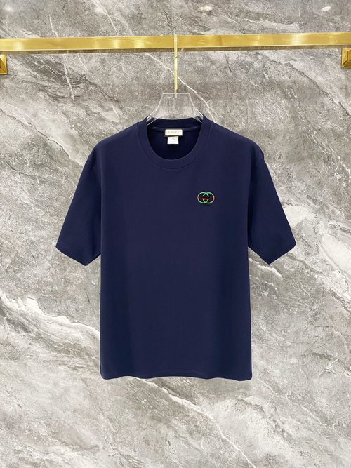 Gucci 300g Cotton Short Sleeve with Embroidered Logo
