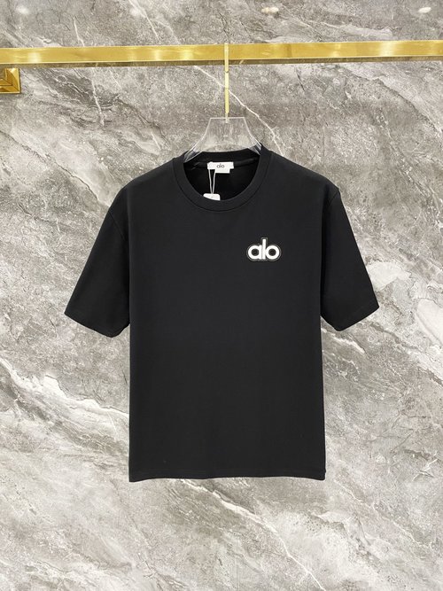Alo 300g Cotton T-Shirt with Classic Logo