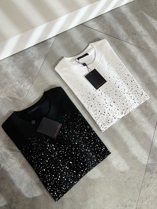 Louis Vuitton Fashionable Logo Printed Cotton T-Shirt