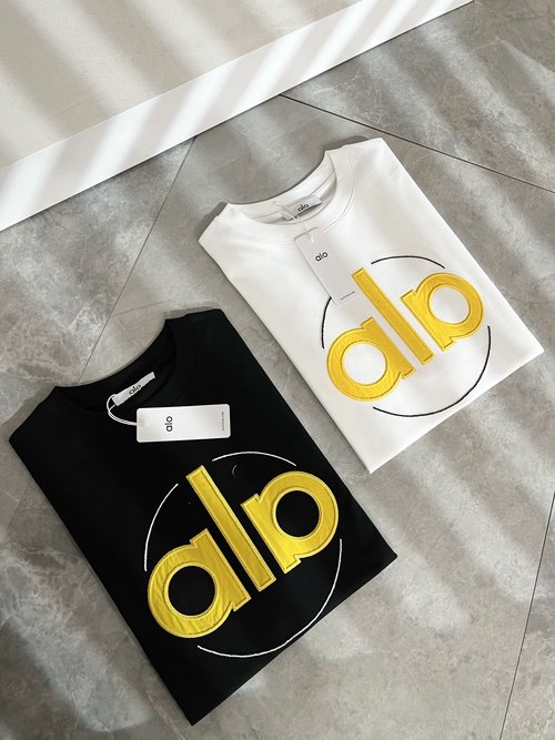 Alo Stylish Unisex Cotton Short-sleeve T-shirt