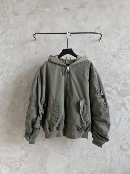 Balenciaga Cool Spliced Bomber Jacket with Inner Lining (No Chinese detected, title optimized for clarity)