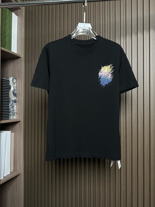 Fendi Soft and Durable Modal-Cotton Blend T-Shirt in Black, White, or Blue