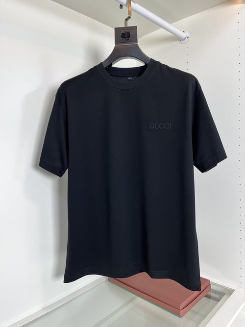 Gucci Classic Short Sleeve T-Shirt with Imported Embroidery