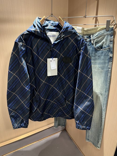Burberry Premium Logo Memory Fabric Jacket
