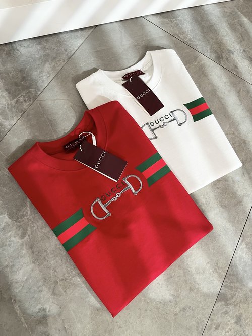 Gucci Cotton Round-Neck Short-Sleeve T-Shirt