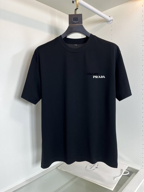 Prada Double - Logo Short - Sleeve T - Shirt