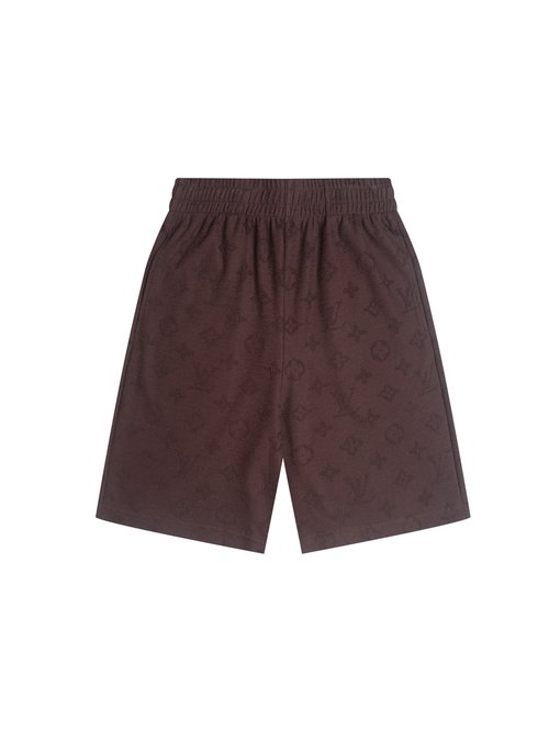 Louis Vuitton Classic Jacquard Loose Shorts with Towel Embroidery