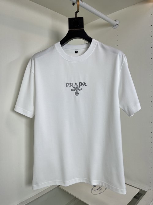Prada Premium Apparel with Embroidered Design