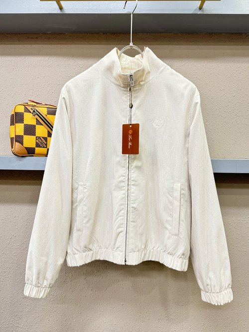 Loro Piana Reversible Linen Cotton Blend Coat