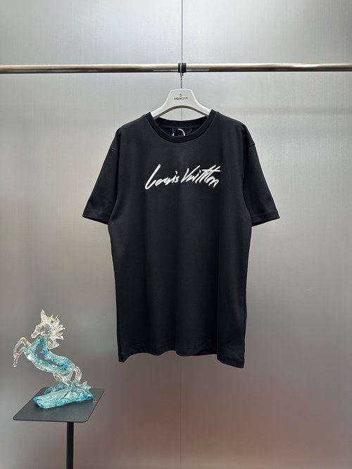 Louis Vuitton Short-Sleeve T-Shirt with Handwritten Logo