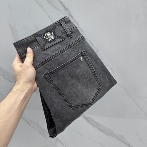 Versace Premium Customized Washed Denim Jeans