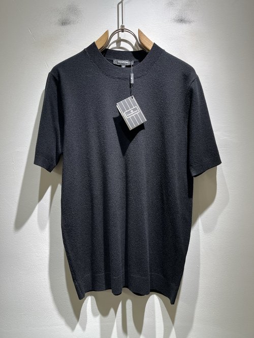 Zegna Soft and Warm Knitted Short Sleeve T-Shirt