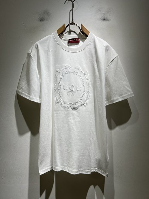 Gucci Cotton Round Neck Short-Sleeve T-Shirt, Comfortable and Stylish