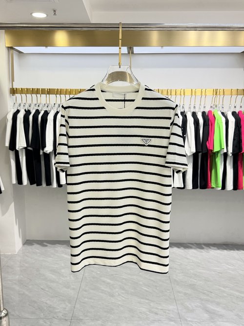 Prada Premium Custom T-shirt with Silk-like Feel