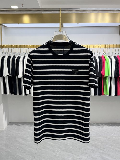 Prada Premium Custom T-shirt with Silk-like Feel
