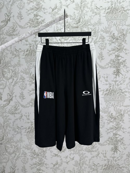 Balenciaga NBA Co - created Track - Suit Shorts with Embroidery