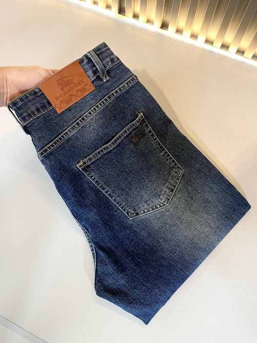 Burberry Classic Slim Jeans with Logo Waistband