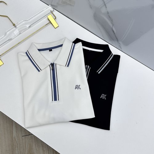 Armani Stylish Collared Polo Shirt with Logo