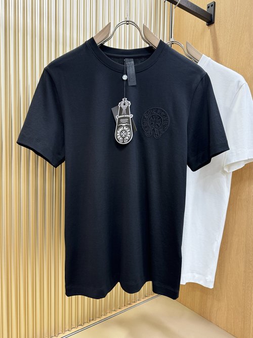 Chrome Hearts Chrome Hearts Walking Show Pattern Casual Tee